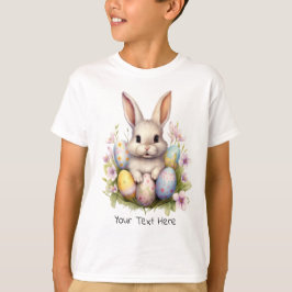 Camiseta Obra de Easter Bunny & Easter Eggys