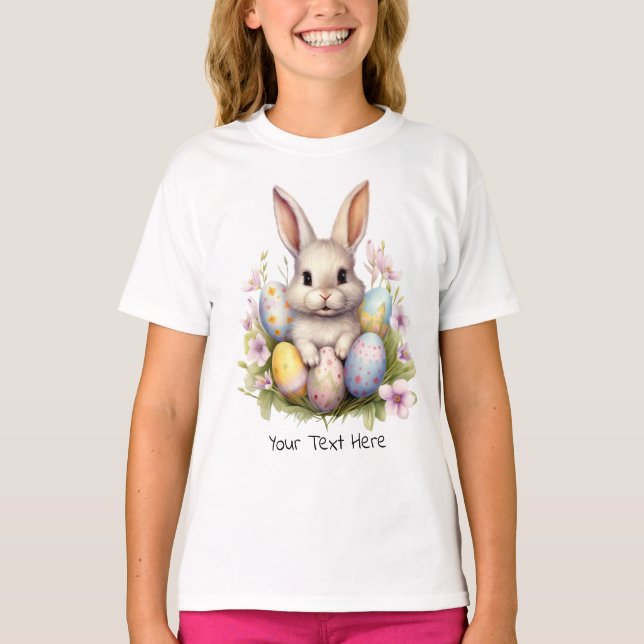Camiseta Obra de Easter Bunny & Easter Eggys (Anverso)