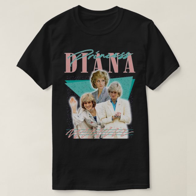 Camiseta Obra de fans de Diana Retro 80 (Diseño del anverso)