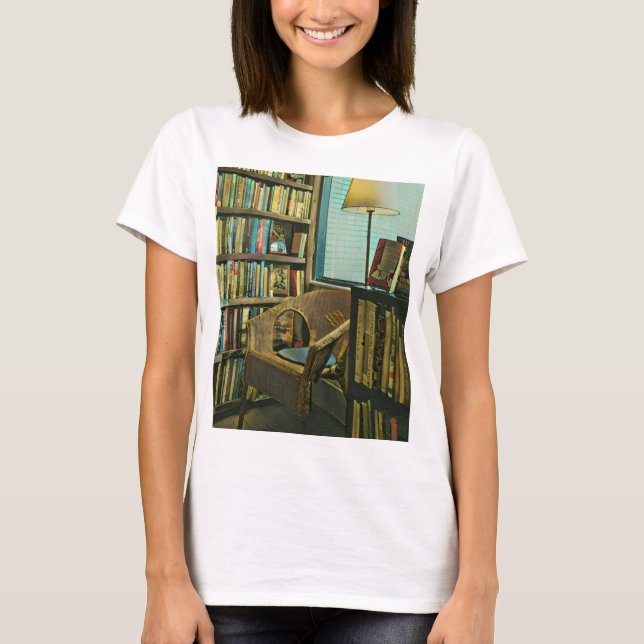 Camiseta Obra de libros de época (Anverso)
