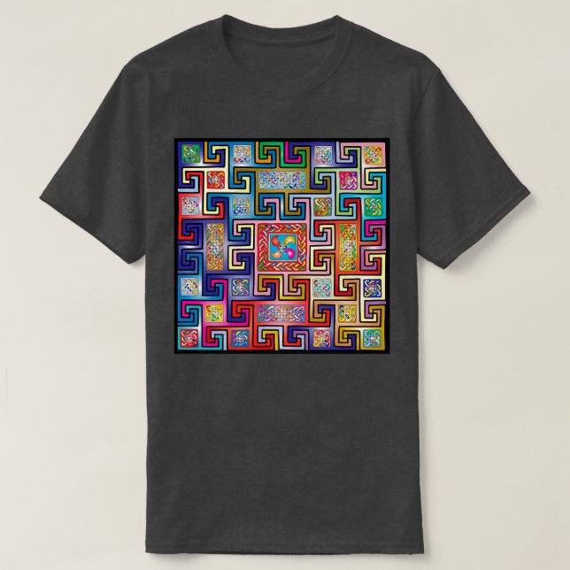Camiseta Obra del arte abstracto 1 (Diseño del anverso)