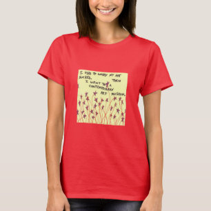 Camiseta ¿Obra maestra o fuego falso? Lusión artística de l