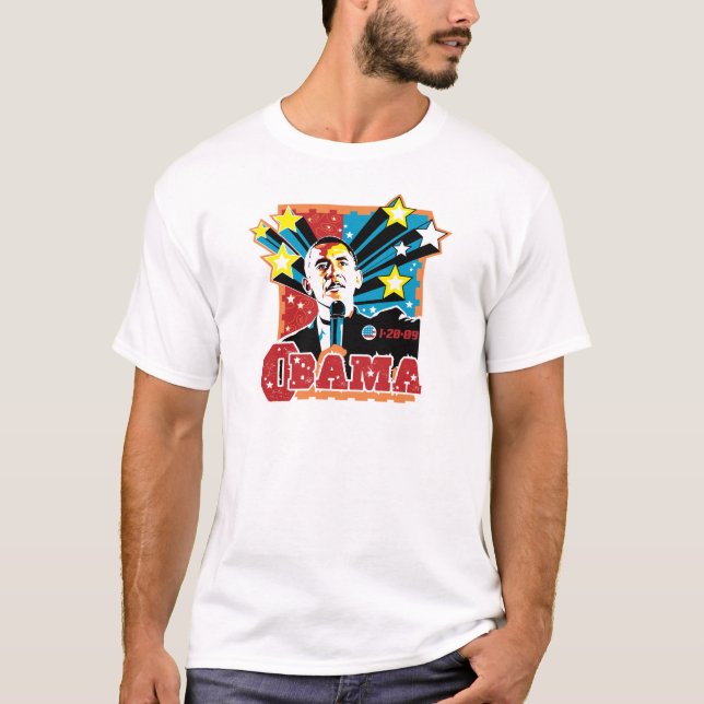 Camiseta Obra y regalo de Obama por la inflación (Anverso)