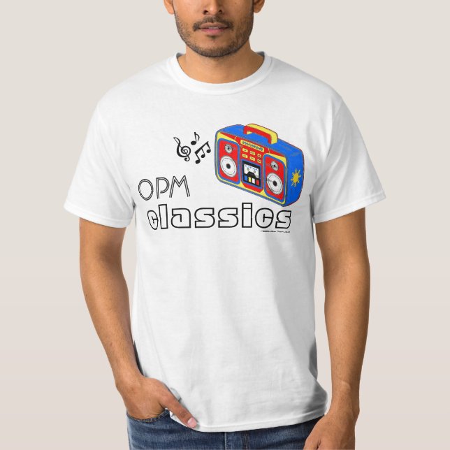 Camiseta Obras clásicas de OPM (música original de (Anverso)