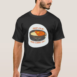 Camiseta Obras de arte de Chiste de comida hindú con sabor
