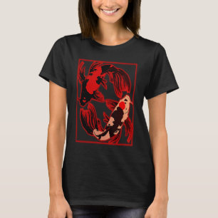 Camiseta Obras de arte japonesas de la carpa nishikigoi de