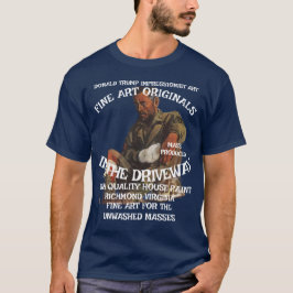 Camiseta Obras de arte originales de pintura de casa de ent