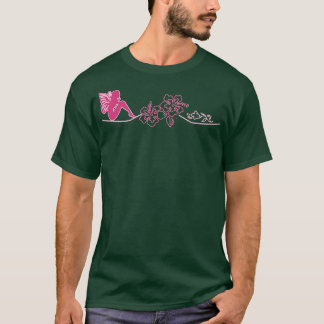 Camiseta Obras de arte tribales de hadas T hibiscus y hadas