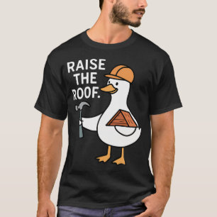 Camiseta Obrero de Cubiertas Silly Goose Contratista de Fon