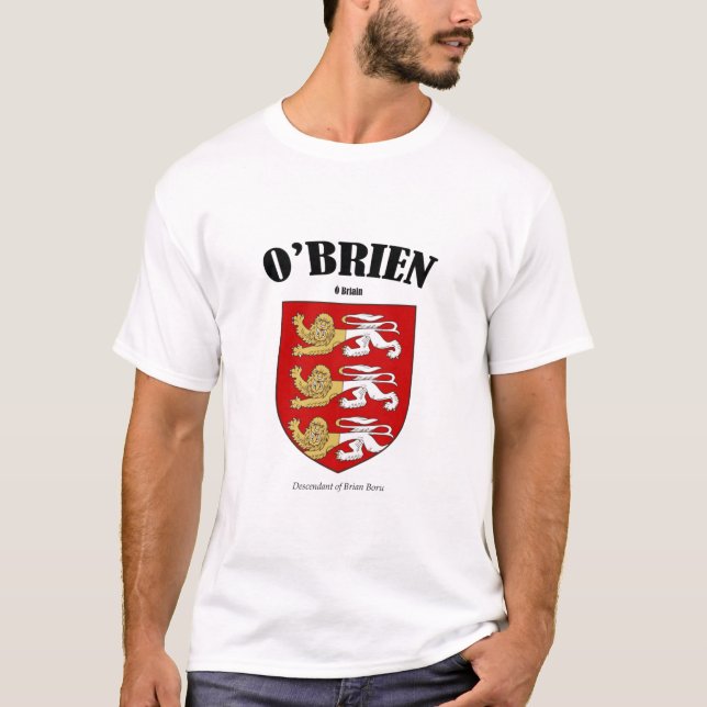 Camiseta O'BRIEN Escudo Traducción y significado de camiset (Anverso)