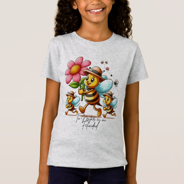 Camiseta Obsequiando Flores (Anverso)