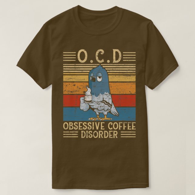 Camiseta Obsequio del café: regalo de pichón 1 (Diseño del anverso)