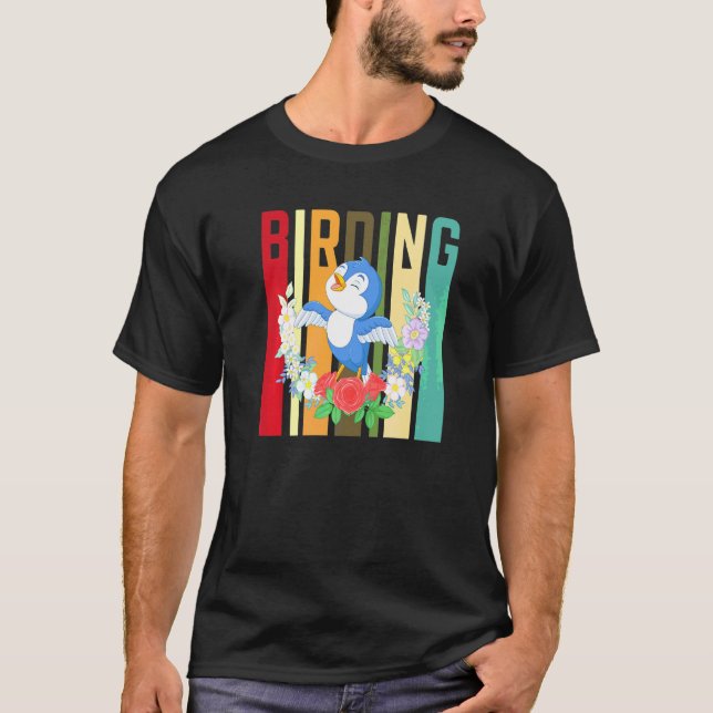 Camiseta Observación de aves (Anverso)