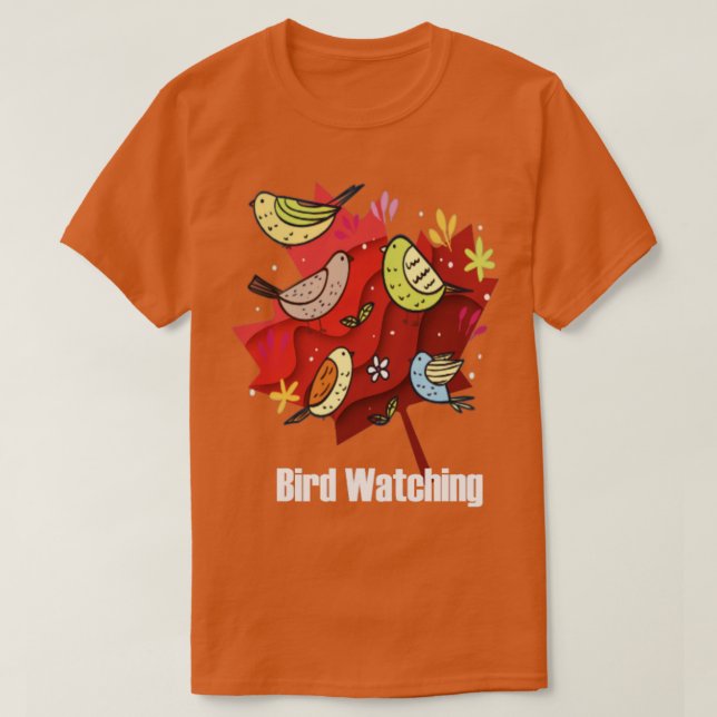 Camiseta Observación de aves 24 (Diseño del anverso)