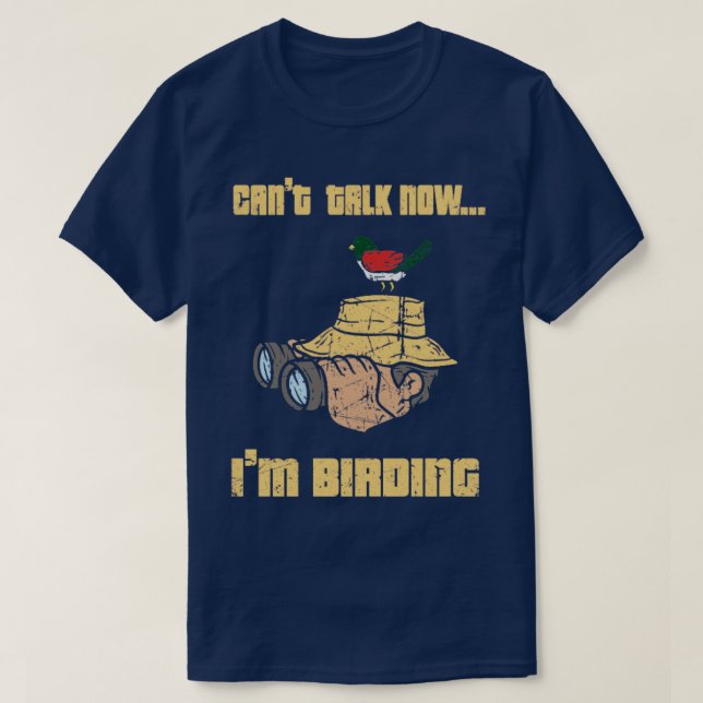Camiseta Observación de aves 36 (Diseño del anverso)