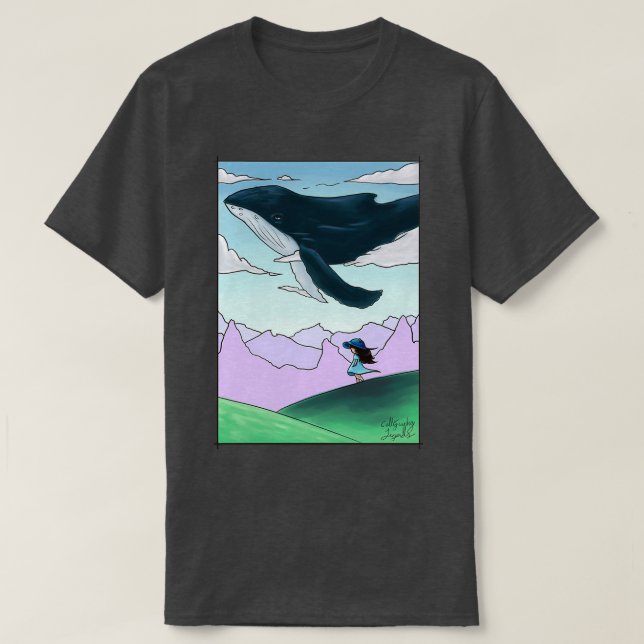 Camiseta Observación de ballenas (Diseño del anverso)