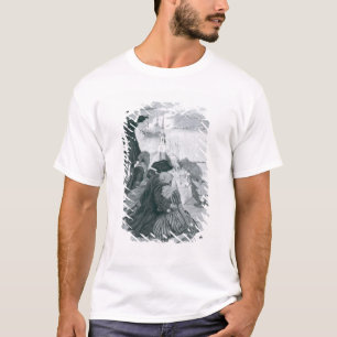 Camiseta Observación de la lucha en el ilustracion del
