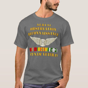 Camiseta Observaciones aéreas Recon Specialist Vietnam Vet 