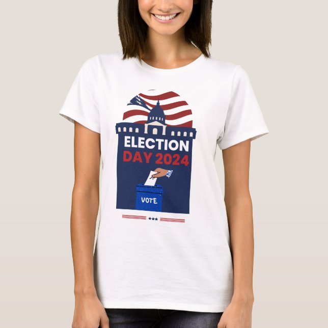 Camiseta Observaciones del día de las elecciones (Anverso)