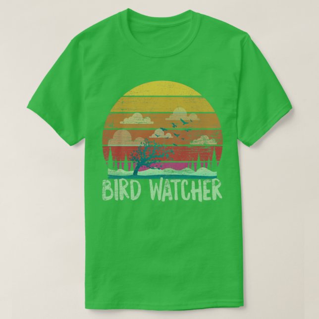 Camiseta Observador de aves 3 (Diseño del anverso)