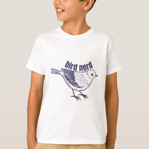 Camiseta Observador de aves de pájaros nerd