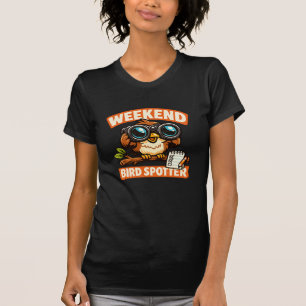 Camiseta Observador de aves del fin de semana Búho