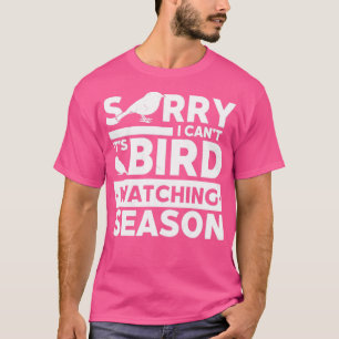 Camiseta Observador de aves en temporada de avistamiento de