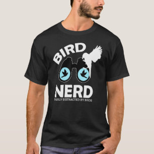 Camiseta Observador de aves Fowl Nerd Geek Ornitólogo Zoolo