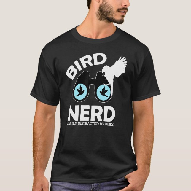 Camiseta Observador de aves Fowl Nerd Geek Ornitólogo Zoolo (Anverso)