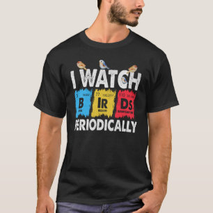 Camiseta Observador de aves  Observo aves periódicamente  L