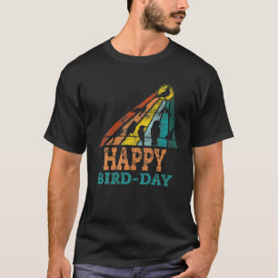 Camiseta Observador de aves retro vintage Feliz Día del Ave