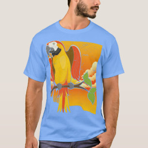 Camiseta Observador de pájaros Pájaros Tropicales Macaw Par
