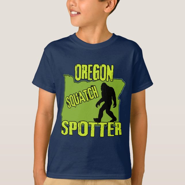 Camiseta Observador de tiro de Oregon Squatch (Anverso)