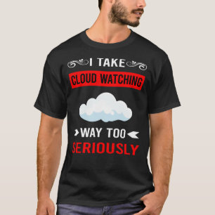 Camiseta Observando Nubes Seriamente