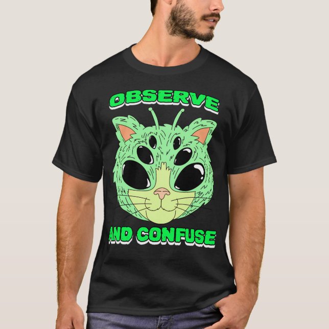 Camiseta Observar y Confundir (Anverso)