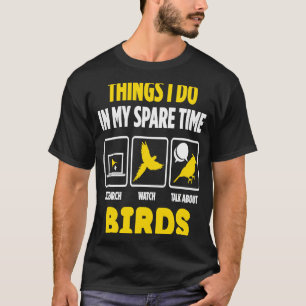 Camiseta Observar y hablar sobre aves