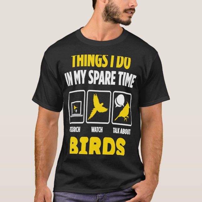 Camiseta Observar y hablar sobre aves (Anverso)