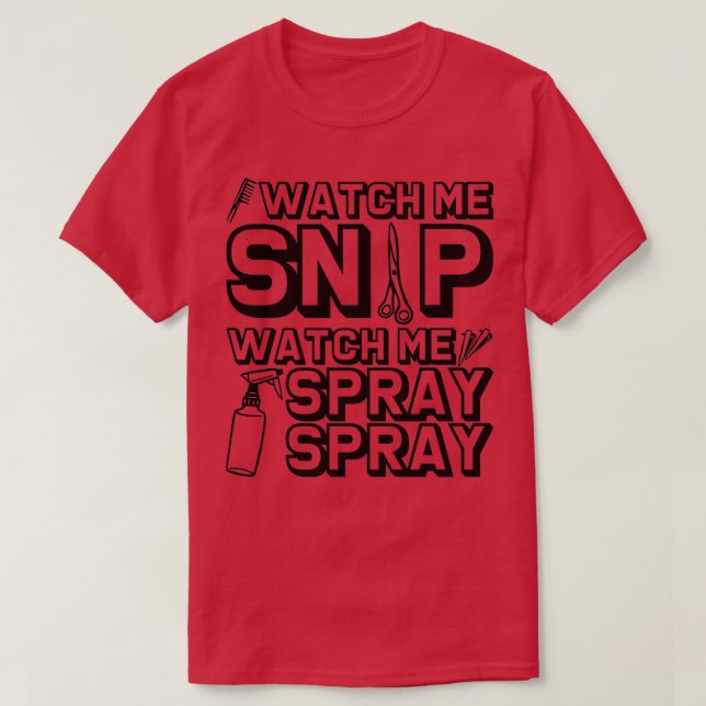 Camiseta Observarme Snip Observarme Spray Spray 3 (Diseño del anverso)
