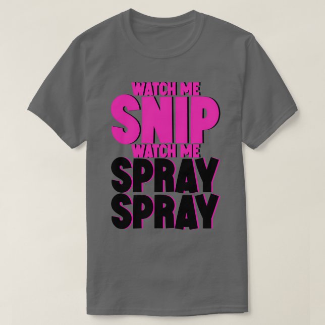 Camiseta Observarme Snip Observarme Spray Spray 5 (Diseño del anverso)