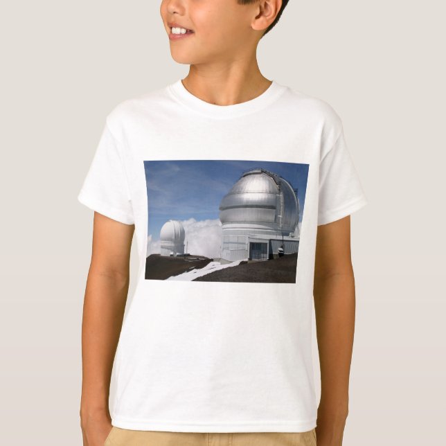 Camiseta Observatorios de Mauna Kea, telescopio de los (Anverso)