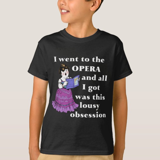 Camiseta Obsesión de la ópera (Anverso)