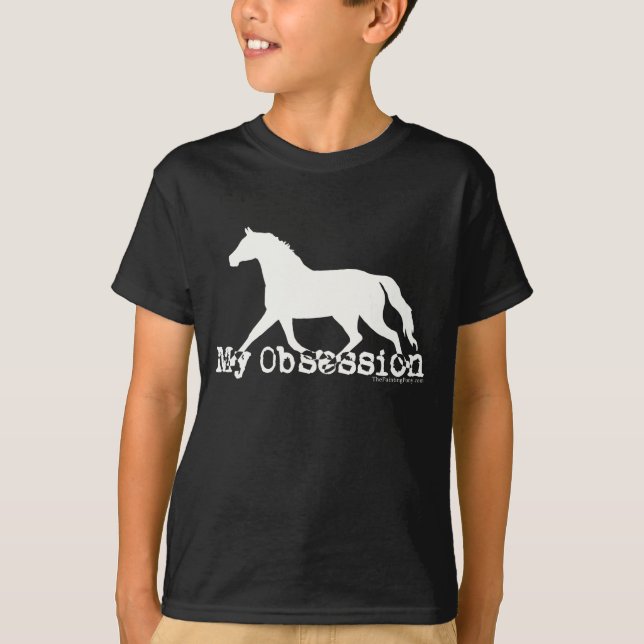 Camiseta Obsesión del caballo (Anverso)