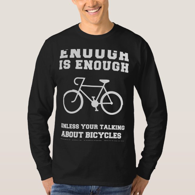 Camiseta ¡Obsesión por el poder del pedal! Suficientemente  (Anverso)