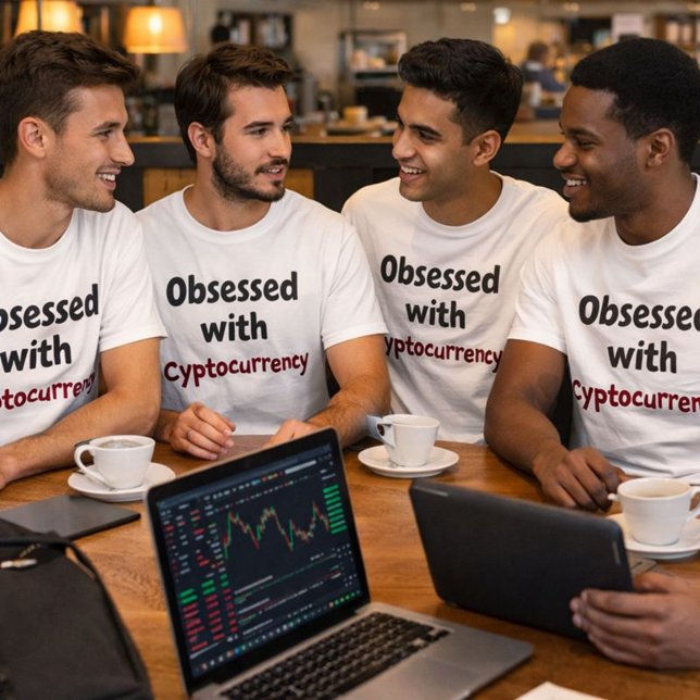 Camiseta Obsesionado con criptodivisa (Subido por el creador)