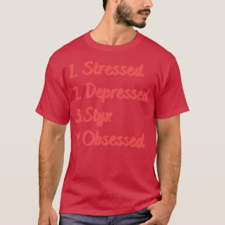 Camiseta Obsesionado con el estilo deprimido resaltado