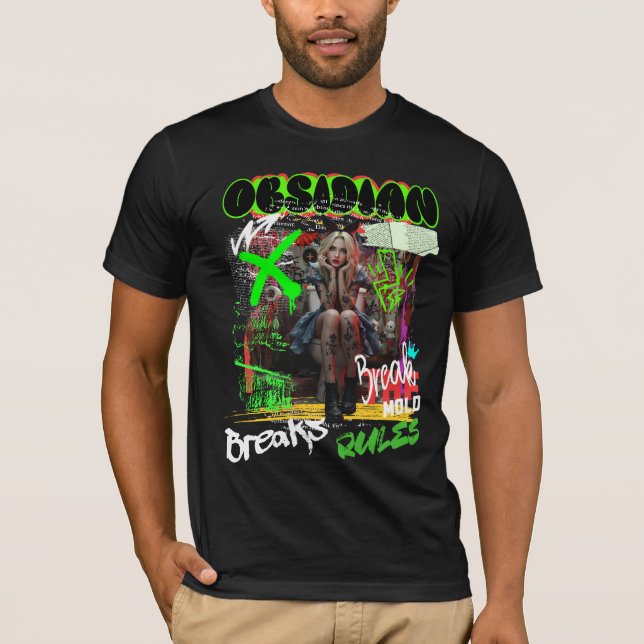 Camiseta Obsidian Graffiti Art Tee (Anverso)