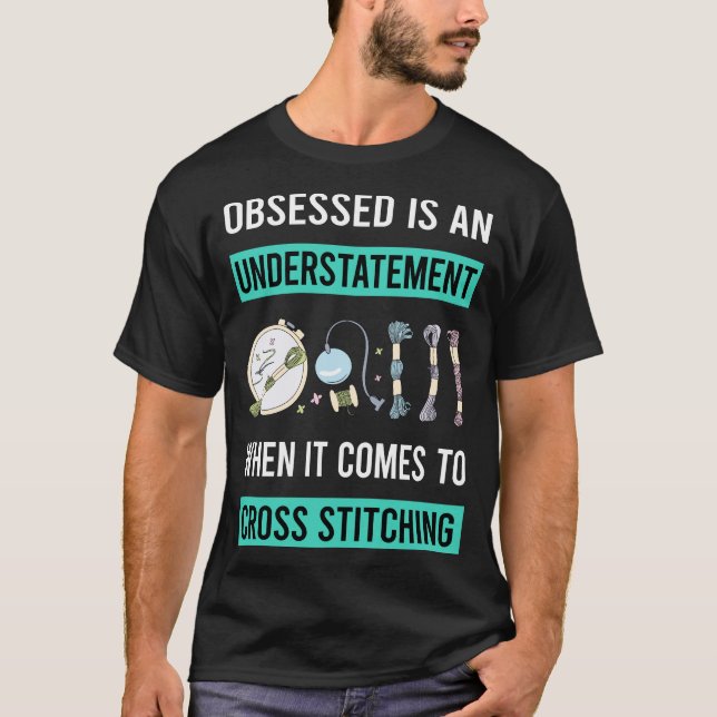Camiseta Obssed Cross Stitling (Anverso)