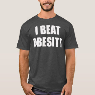 Camiseta Obstáculo De La Obesidad Del Golpe Divertido De Fi