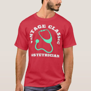 Camiseta Obstetricia de la vendimia 1