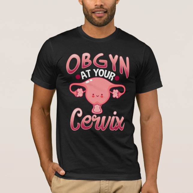 Camiseta Obstetricista cutáneo Médica ginecólogo (Anverso)